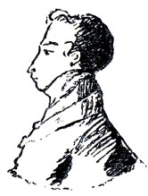 А. С. Пушкин. Автопортрет. 1820