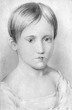 Наташа Гончарова. Рисунок. 1810-е годы