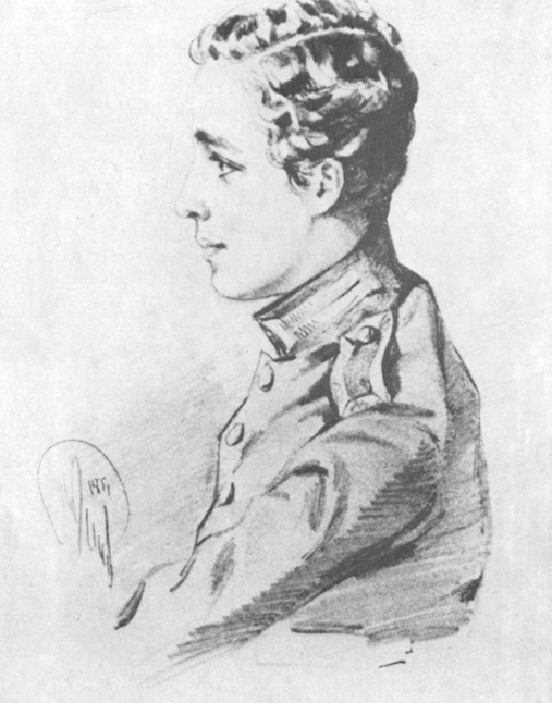 Григорий Пушкин. Рисунок Н. П. Ланского. 1851