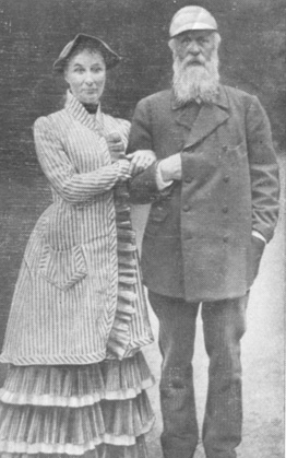 Г. А. и В. А. Пушкины. Фотография. 1880-1890
