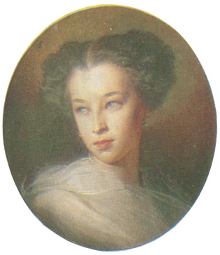 Н. А. Пушкина. Рисунок Н. П. Ланского. 1852