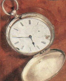 Серебряные часы