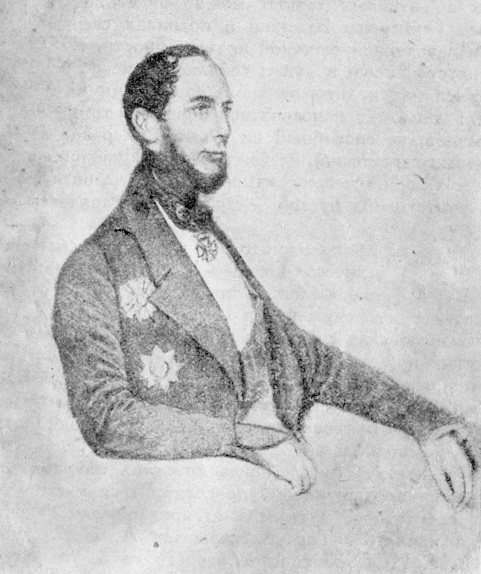 Барон Луи де Геккерен. С портрета, рисованного в 1843 г. Крихубером