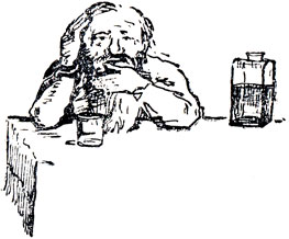 'Сват Иван, как пить мы станем...'. Рисунок Пушкина. 1833