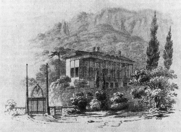 Дом Д. Ришелье в Гурзуфе в начале 1820-х гг.
