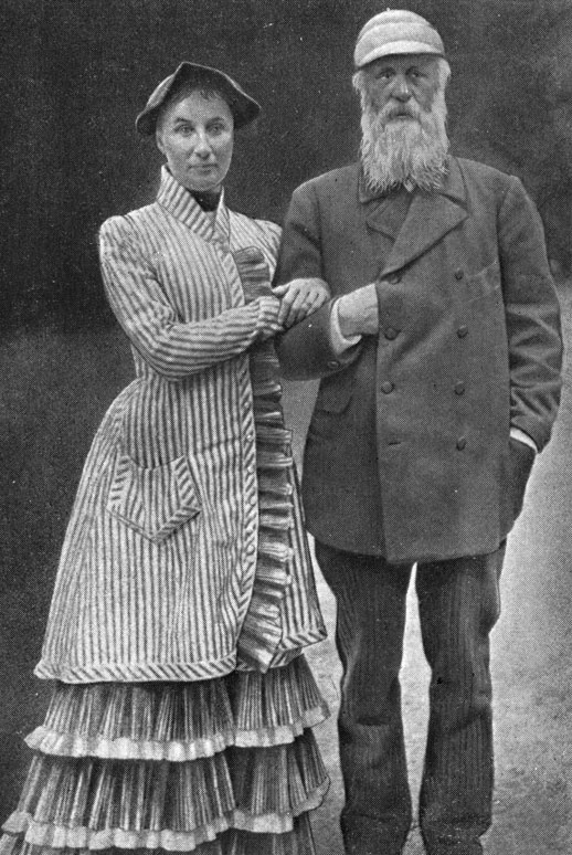 Пушкин Г.А. с женой Пушкиной-Мельниковой В.А. Фото 1890 г