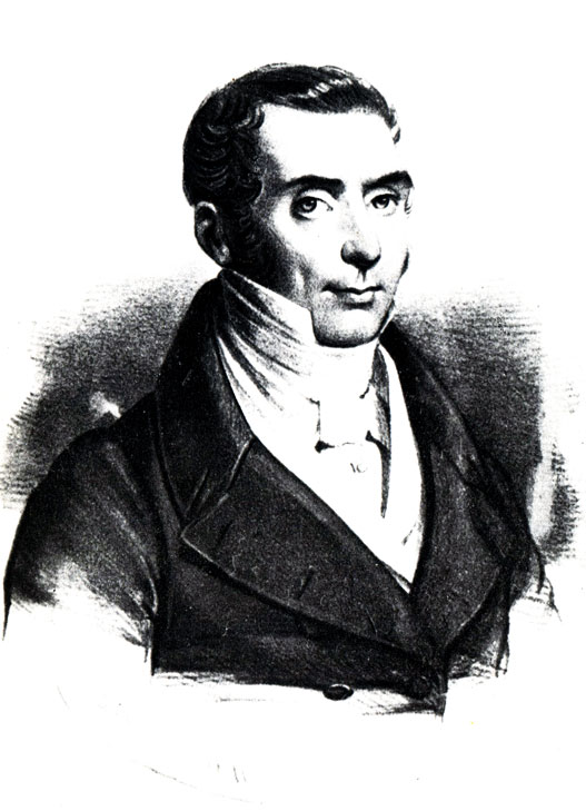 Огюст Эжен Скриб. Литография Ш. Бонье. 1841
