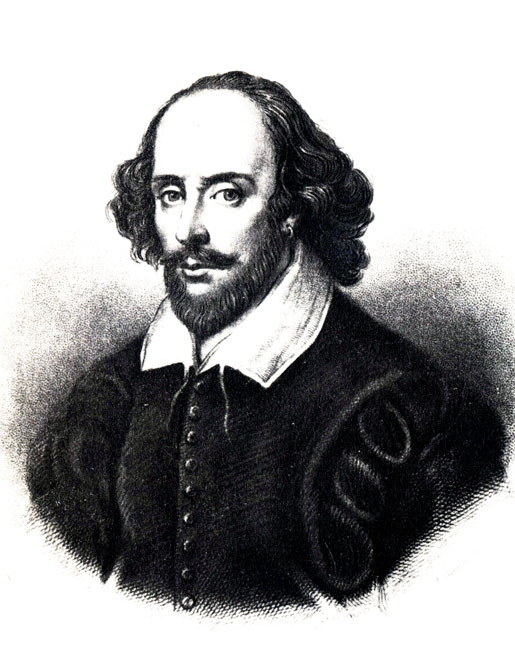 Шекспир. Гравюра А. Буржуа с портрета неизвестного художника