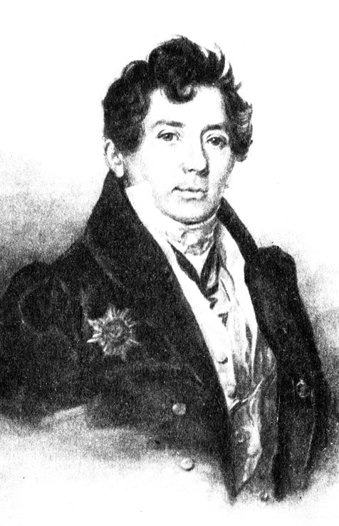 А. И. Тургенев. Акварель П. Ф. Соколова. 1830