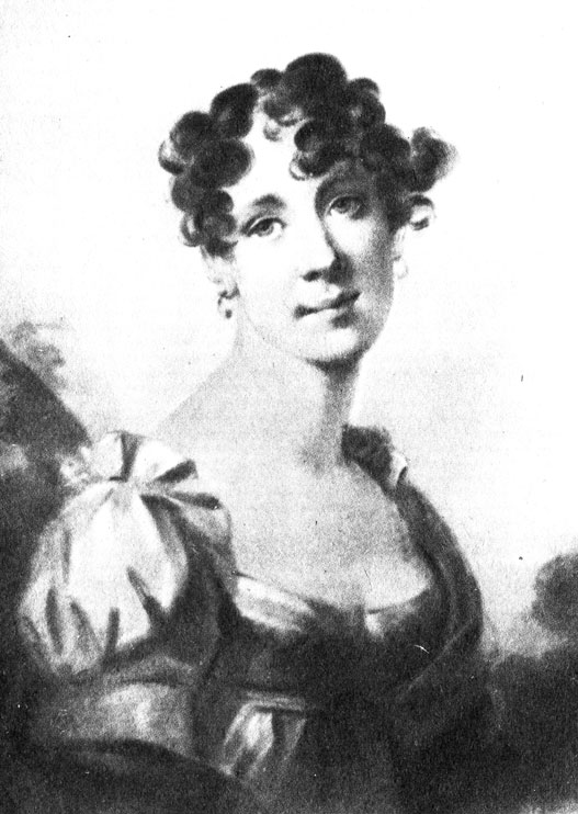 В. Ф. Вяземская. Рисунок Молинари. 1810