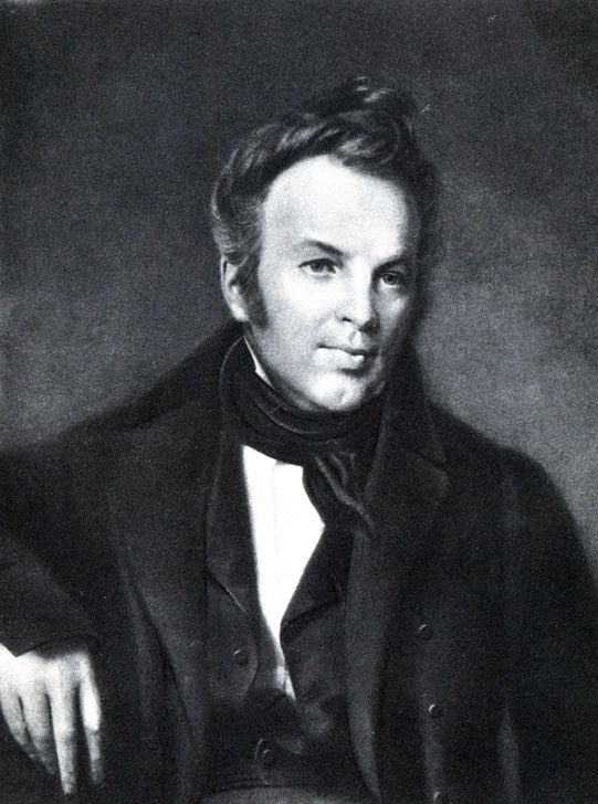 И. И. Лажечников. Фототипия с портрета работы А. В. Тыранова. Масло. 1837