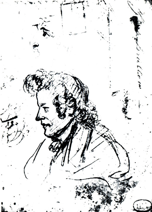 К. П. Брюллов. Автопортрет. 1836